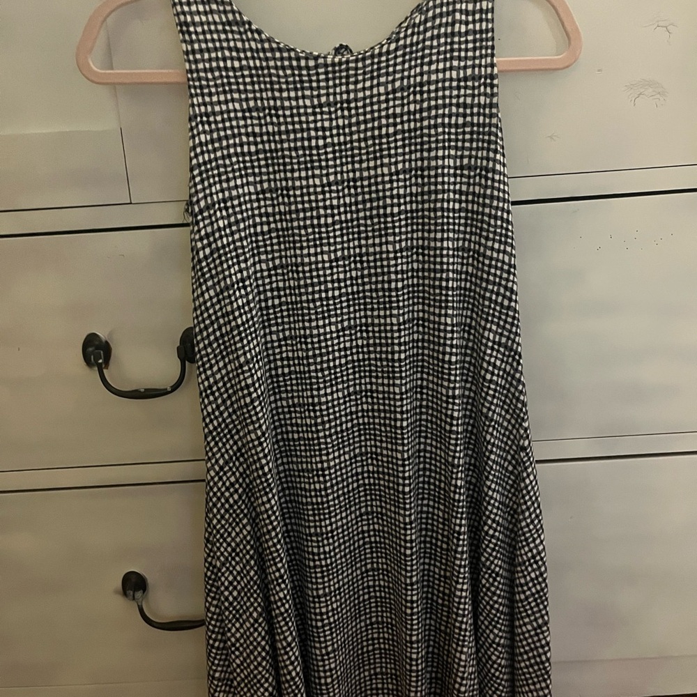 Black and White Checkered Dress